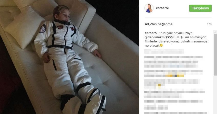 Esra Erol büyük oğlu İdris Ali'nin hayalini açıkladı