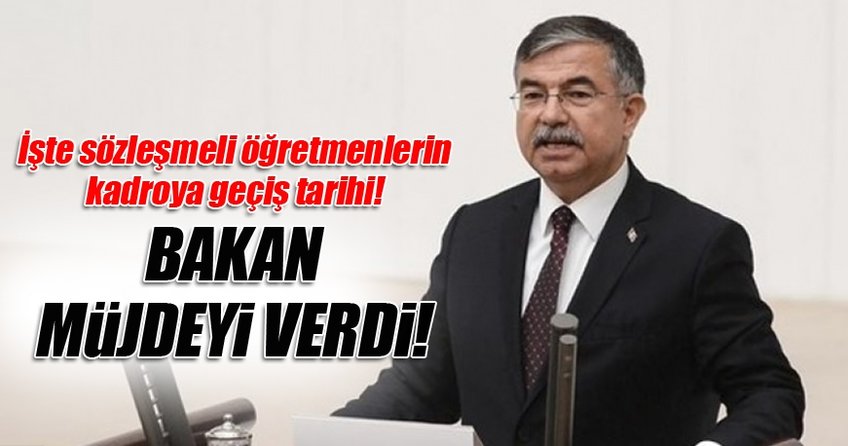 İşte sözleşmeli öğretmenlerin kadroya geçiş tarihi!