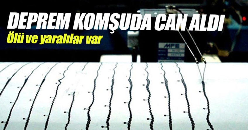 Ege'deki depremde Yunanistan'da 1 kişi öldü, 10 kişi yaralandı