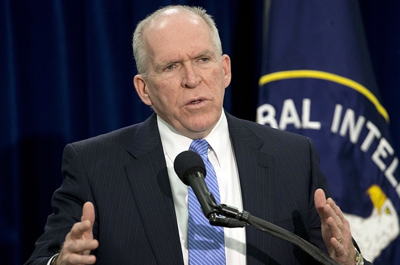 In this Dec. 11, 2014, file photo, CIA Director John Brennan speaks during a news conference at CIA headquarters in Langley, Va. (AP photo)