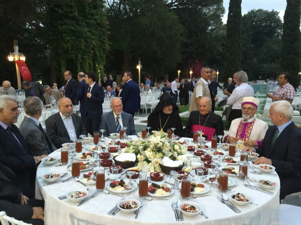 Muslim clerics joined Jewish rabbis and Christian bishops for dinner.