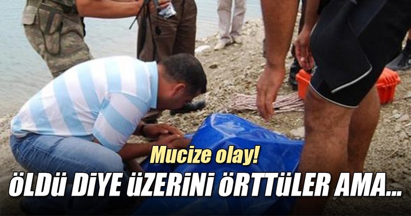 Öldü diye üzerini örttüler ama...