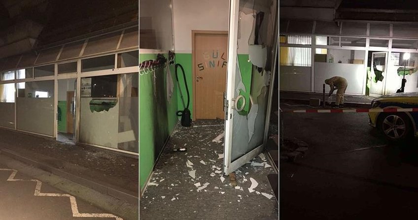Almanyada camiye molotoflu saldırı