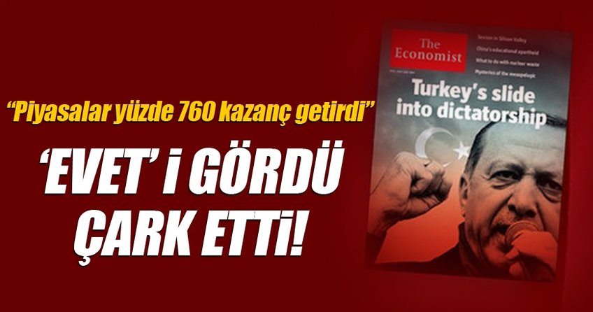 'Evet'i gören The Economist çark etti!