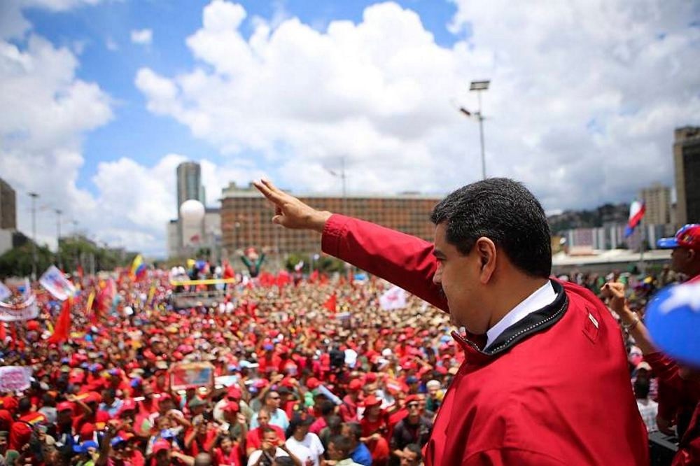 President Nicolas Maduro during a rally in Caracas on Sept. 1.