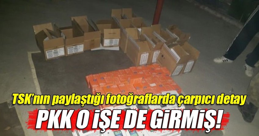 TSK'nın paylaştığı fotoğraflarda çarpıcı detay