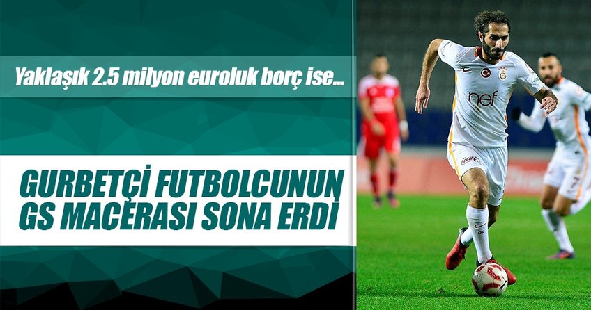 Gurbetçi futbolcu Galatasay’dan 2.5 milyon euro alacaklı