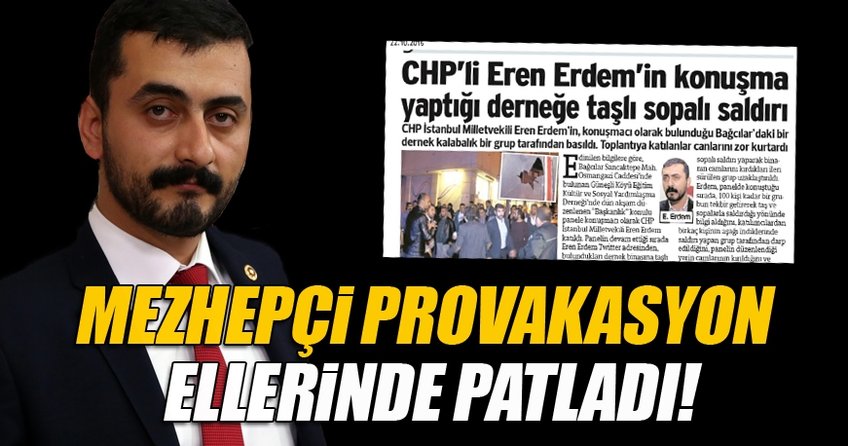 Mezhepçi provokasyon ellerinde patladı!