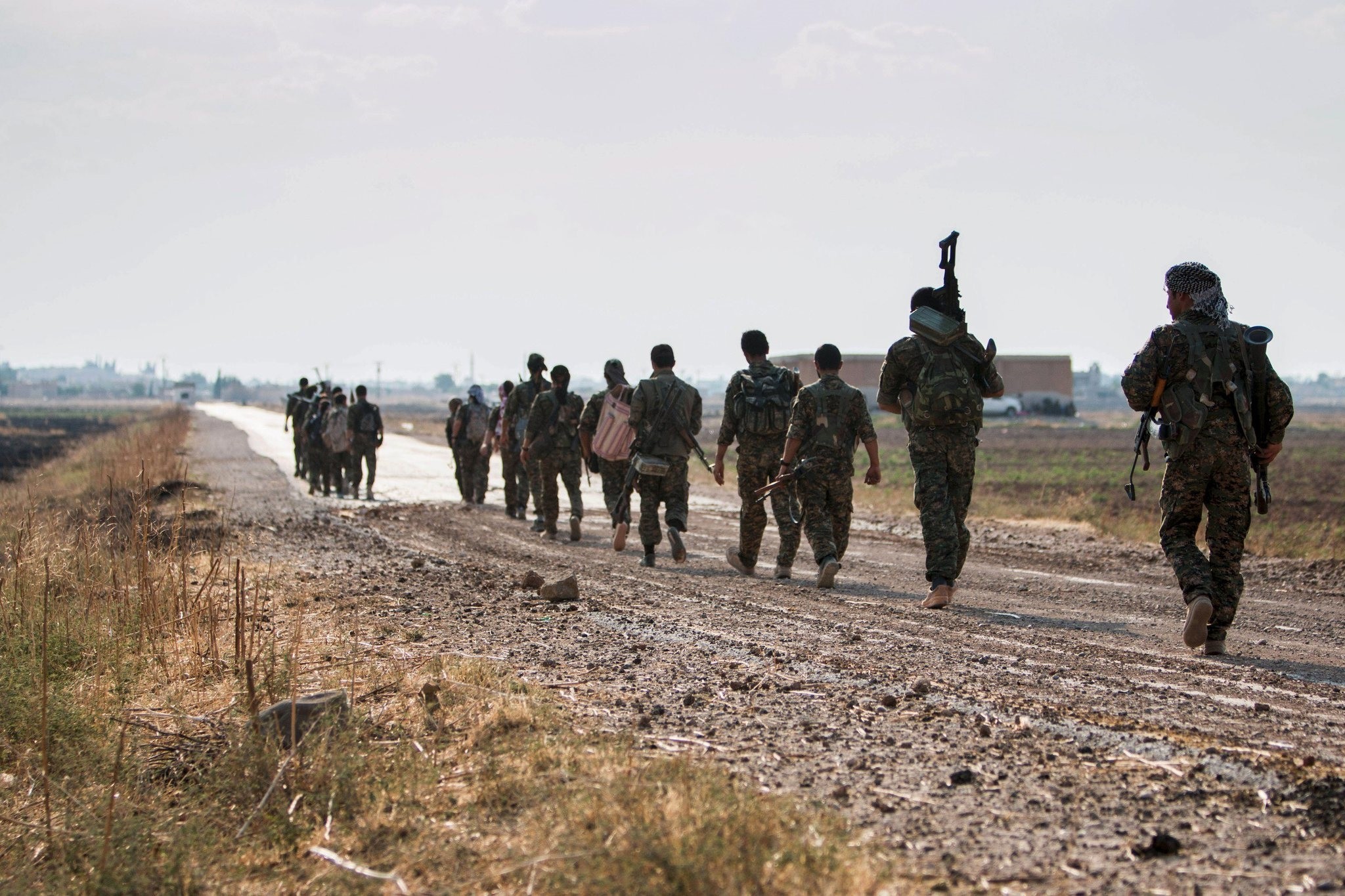 With the capture of Tel Abyad, the YPG and other groups gained control of some 400 km (250 mu0131les) of the Syru0131an-Turkish border. (REUTERS Photo)