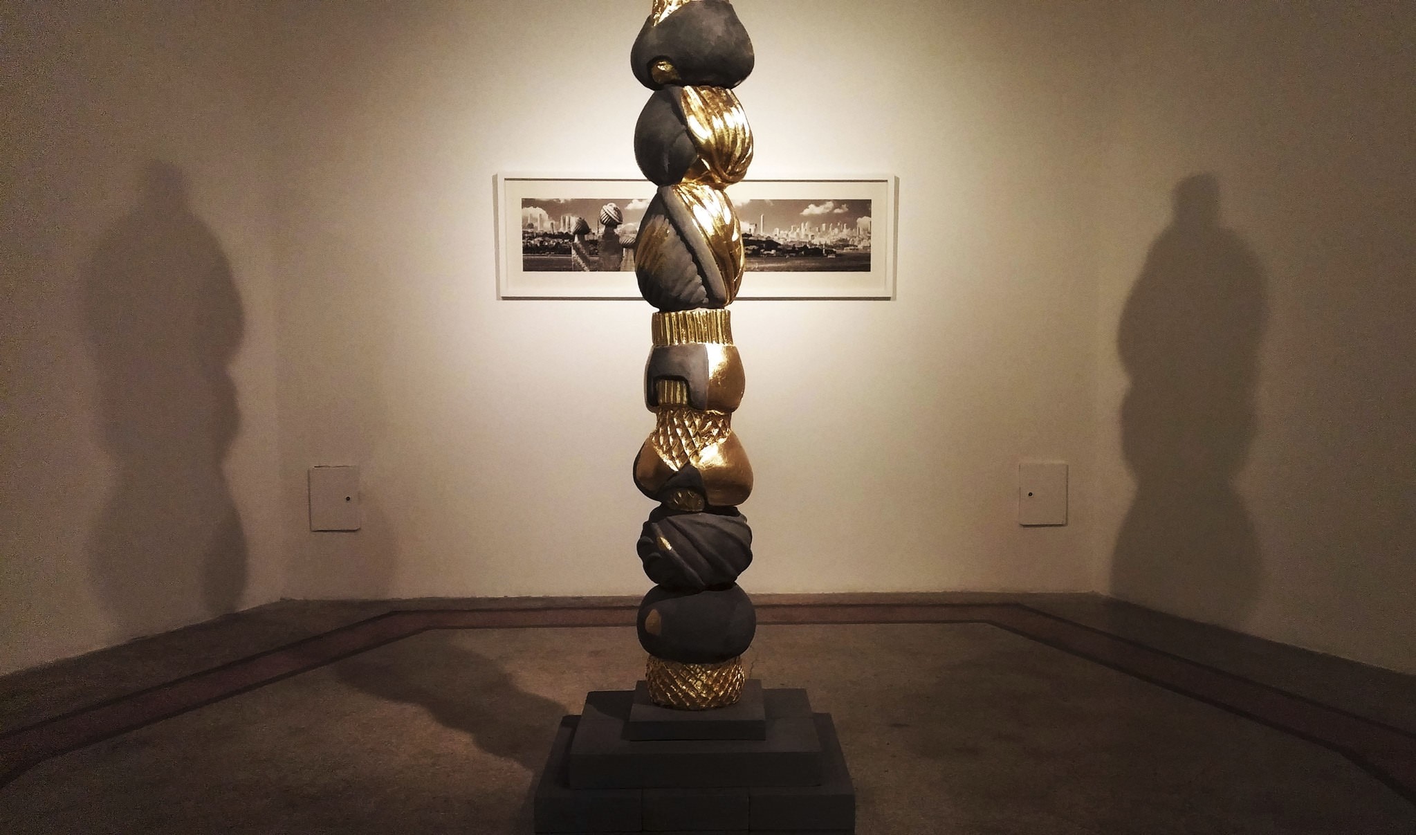 Elu00e7in Ekinciu2019s turbans embody a sense of wisdom & transcendence, and when transformed into massive sculptures, they seem to struggle against, but also resemble, skyscrapers, the architectural units that so strongly dominate & define life in Istanbul.