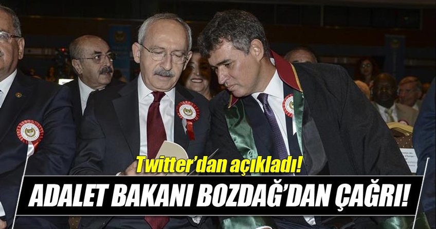 Bozdağ: Kılıçdaroğlu ve Feyzioğlu adli yıl açılışına katılmalı