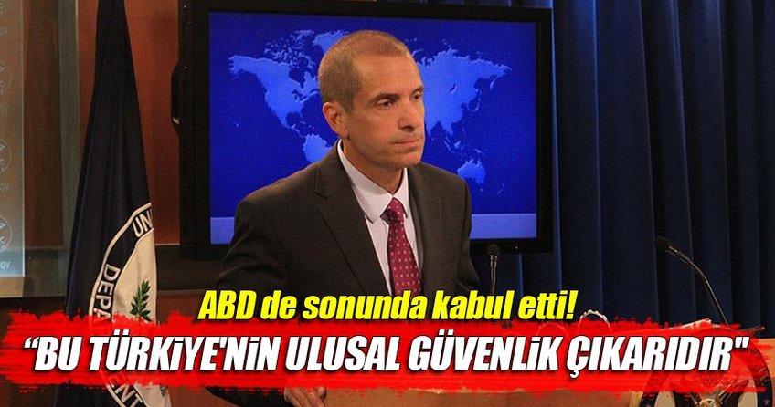 ABD'den 'Fırat Kalkanı' açıklaması