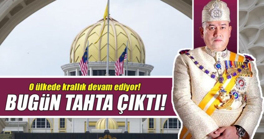 Malezya kralı resmen tahta çıktı