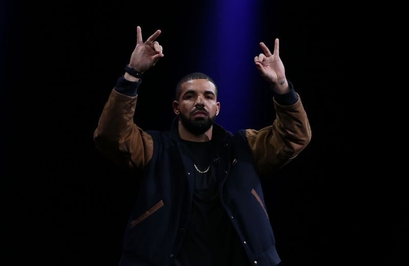 Drake, pictured on June 8, 2015, become the first artist to release an album this year that has sold more than one million copies in the United States (AFP Photo)