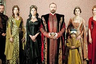 Photoshows the cast of Turkish TV series Muhteu015fem Yu00fczyu0131l (The Magnificient Century) (FILE Photo)