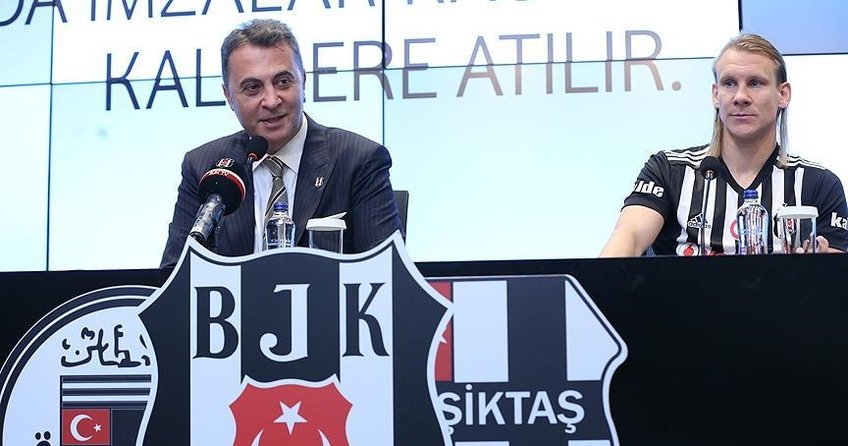 Vida resmen Beşiktaşta