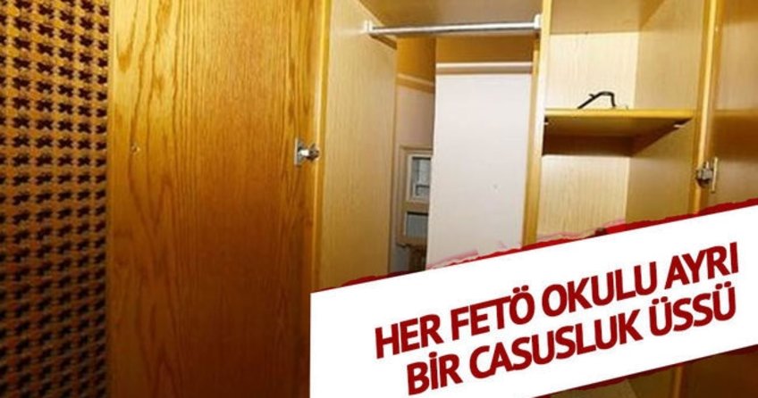 Her okul ayrı bir casusluk üssü