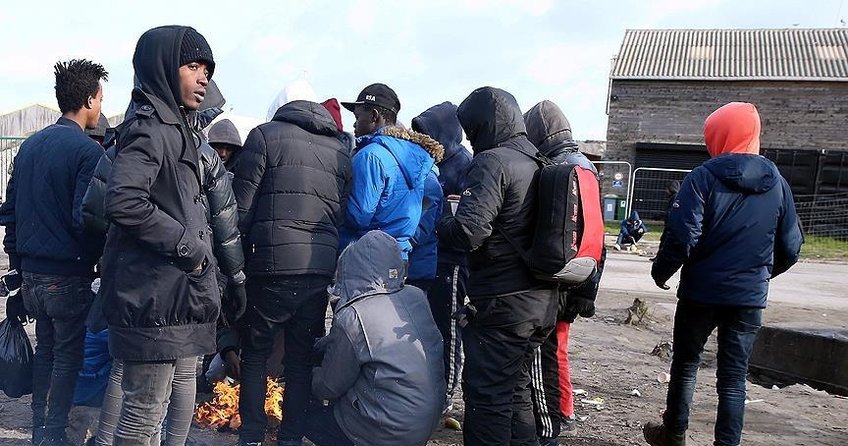 Fransada sığınmacılar devletin dağıttığı yemeği almadı
