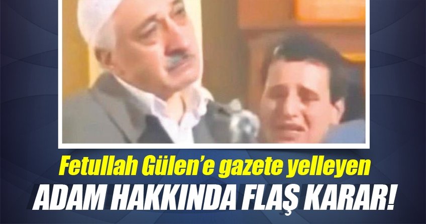 Fetullah Gülen'e yelpaze sallayan şahıs gözaltına alındı