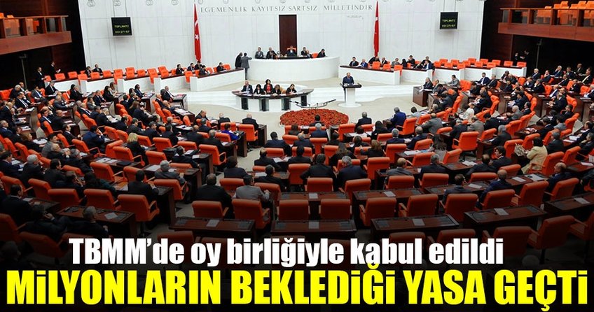 TBMM'den 'yeniden yapılandırma' müjdesi