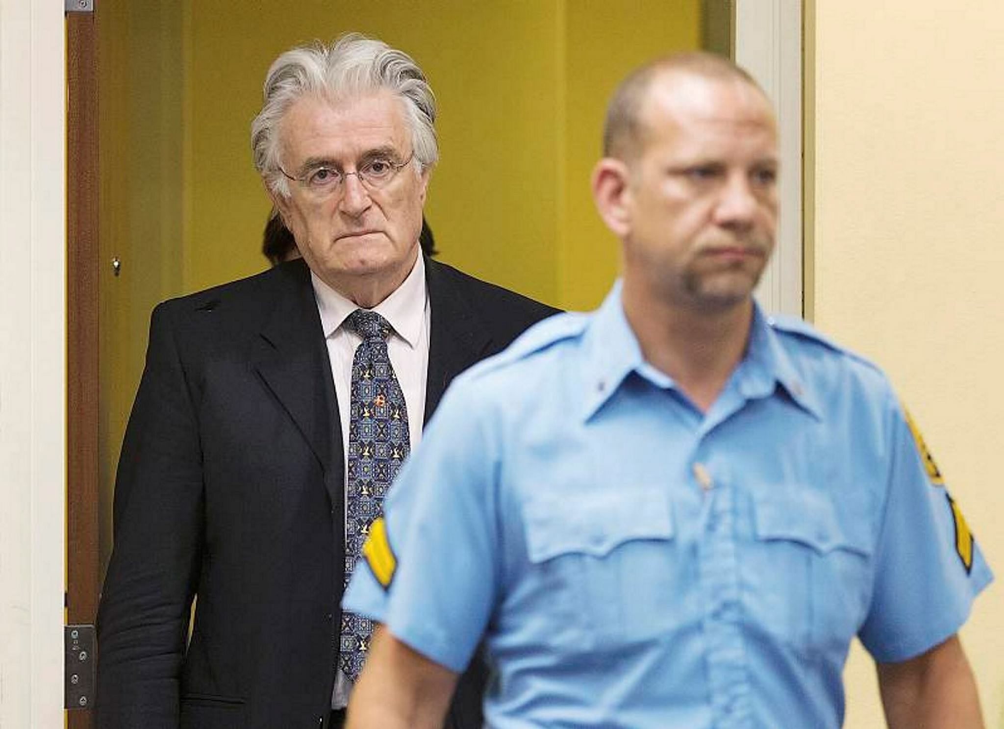 Ex-Bosnian Serb leader and convicted war criminal Radovan Karadzic.