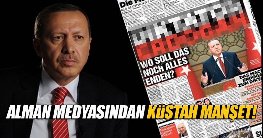 Alman medyasından küstah manşet