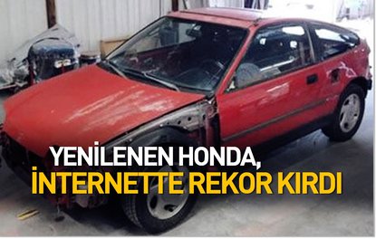 Yenilenen Honda, internette rekor kırdı