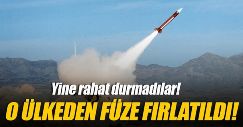 Kuzey Kore denize üç adet balistik füze fırlattı