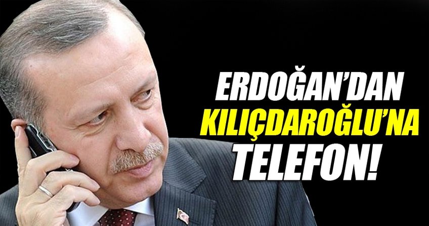 Erdoğan'dan Kılıçdaroğlu'na geçmiş olsun telefonu