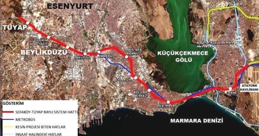 D-100’e paralel metro Beylikdüzü’ne gelecek