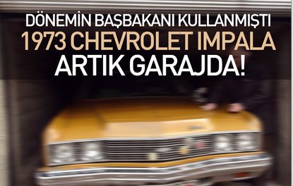 Dönemin başbakanı kullanmıştı, şimdi garajda duruyor!