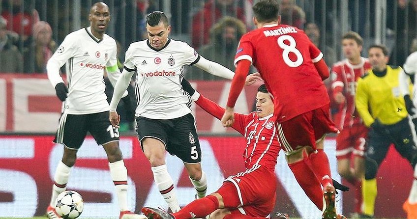 Beşiktaş, Bayern Münihe farklı yenildi