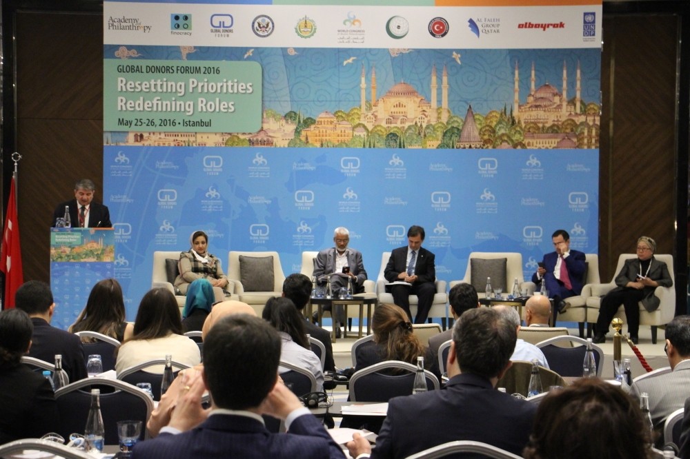 The two-day forum started Wednesday with sessions focusing on companies' contribution to Islamic philanthropy.