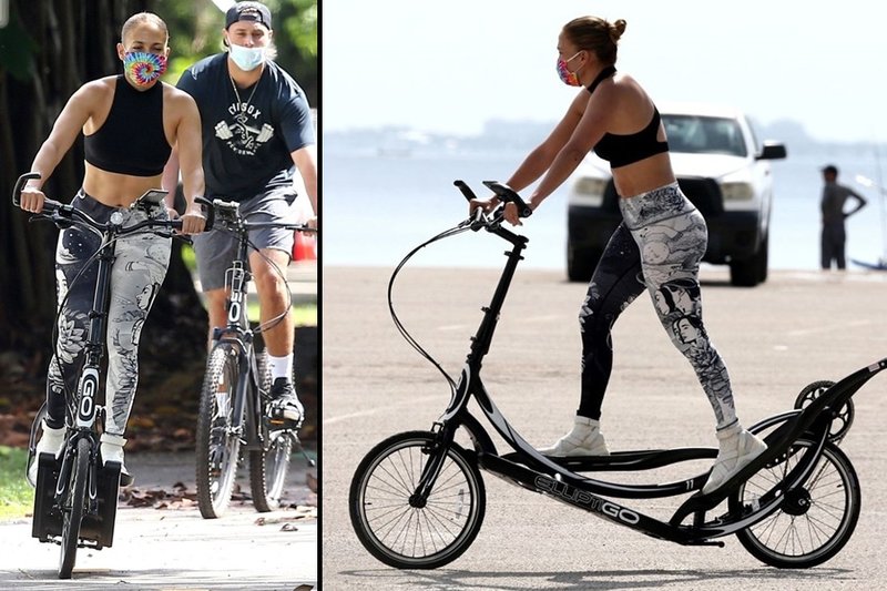 Jennifer Lopez Bisikletle Formunu Koruyor Samdan