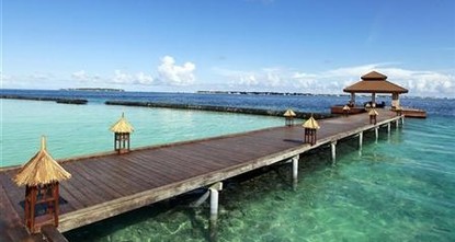 Kurumba Resort is seen on Vihamanafushi island, in this general view taken February 11, 2012. (REUTERS Photo)