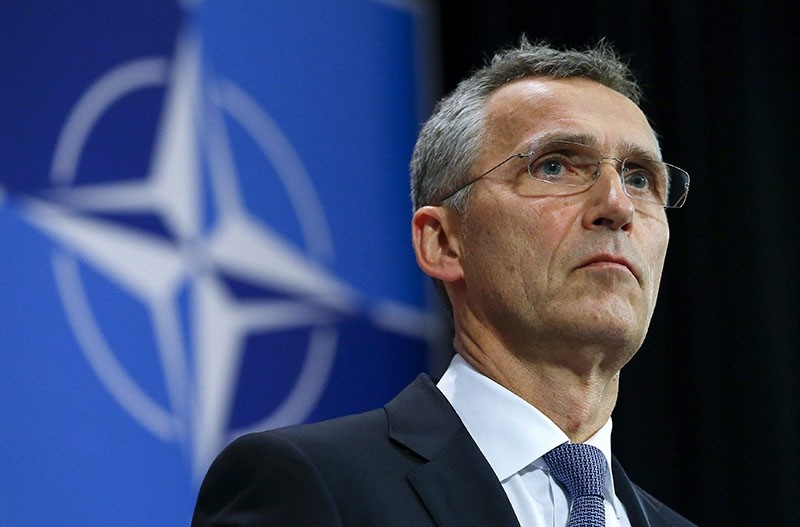 NATO Secretary-General Jens Stoltenberg holds a news conference during a meeting of the NATO foreign affairs ministers at the Alliance headquarters in Brussels in this December 1, 2015 file photo. (Reuters Photo)