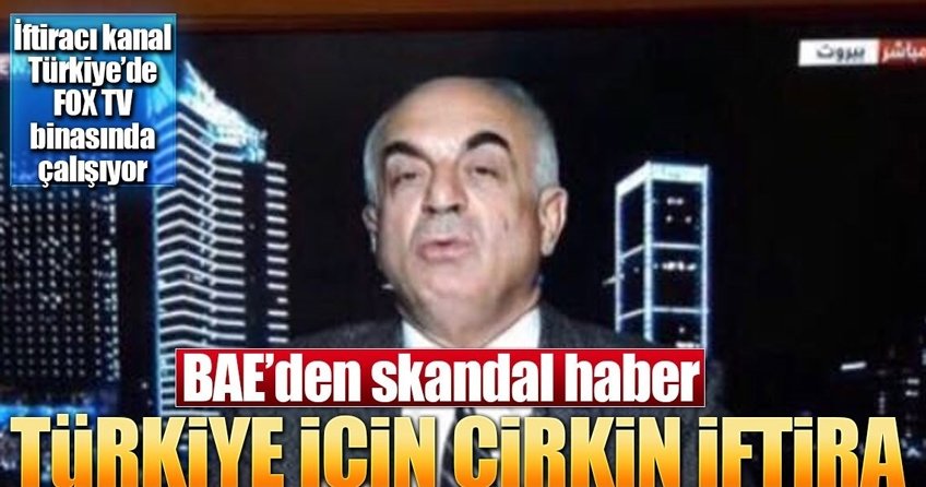 BAE’den Türkiye için çirkin iftira