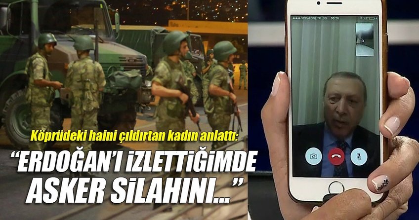 Köprüde hainleri çıldırtan kadın