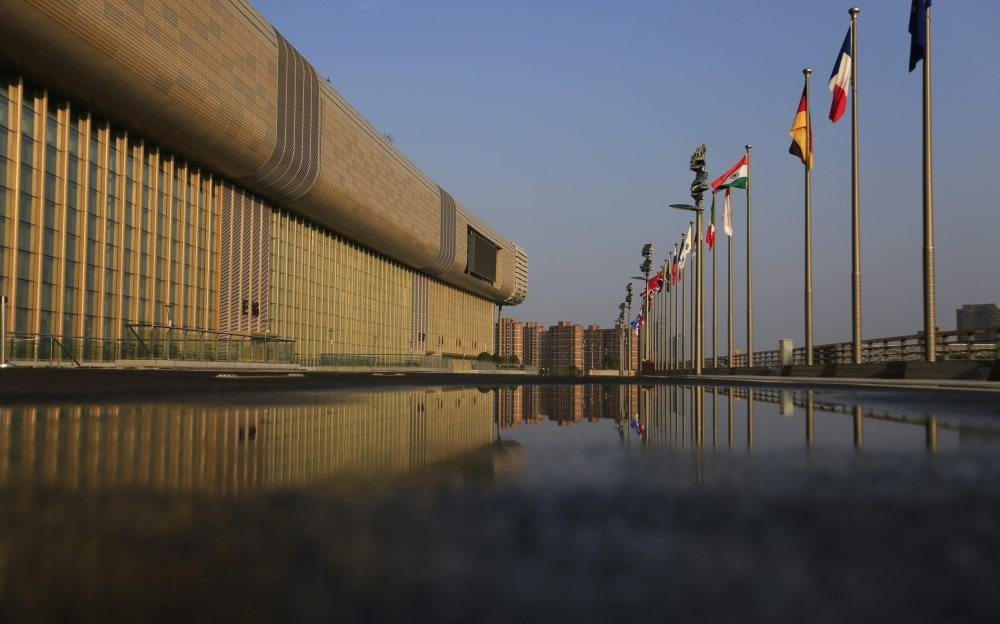 The Hangzhou International Expo Center, the main venue for the G20 summit in Hangzhou, China. (EPA Photo) 