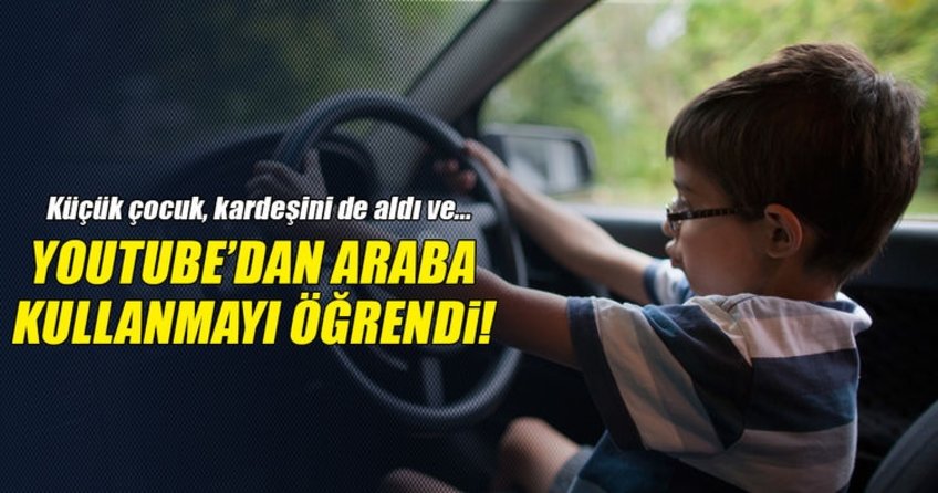 ABDde 8 yaşındaki çocuğun arabayla hamburger kaçamağı