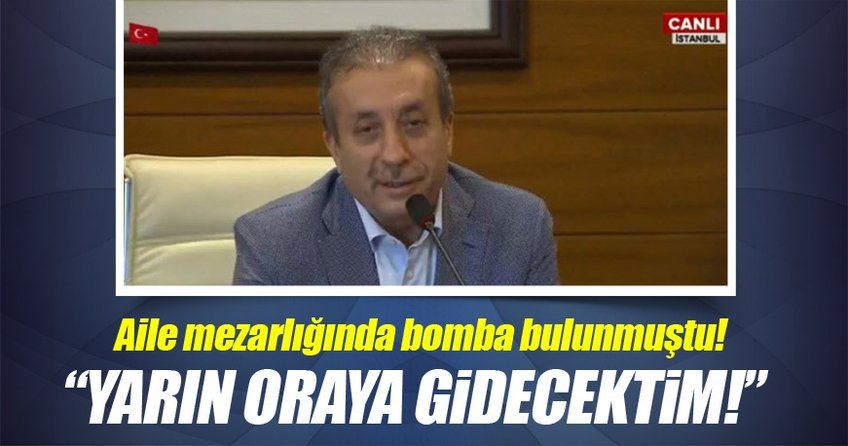 Eker: Hain bir plan, yarın mezarlığa gidecektim