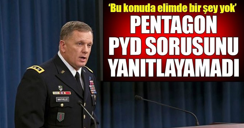Pentagon, PKK/PYD’ye isim önerisi sorusunu yanıtlayamadı!