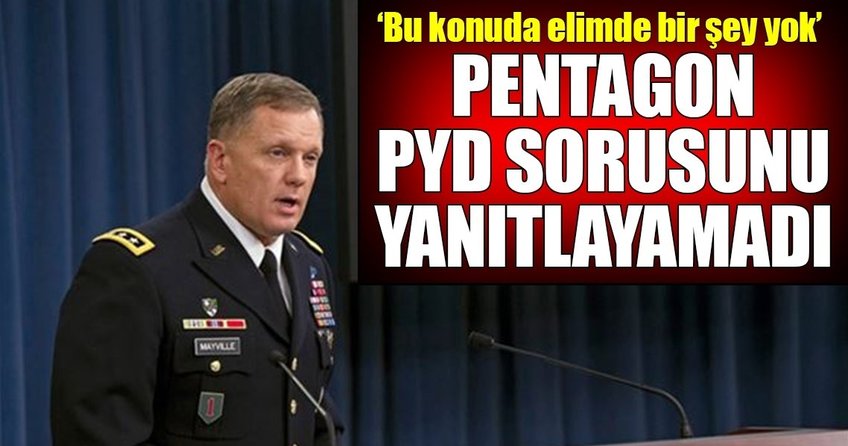 Pentagon, PKK/PYDye isim önerisi sorusunu yanıtlayamadı!