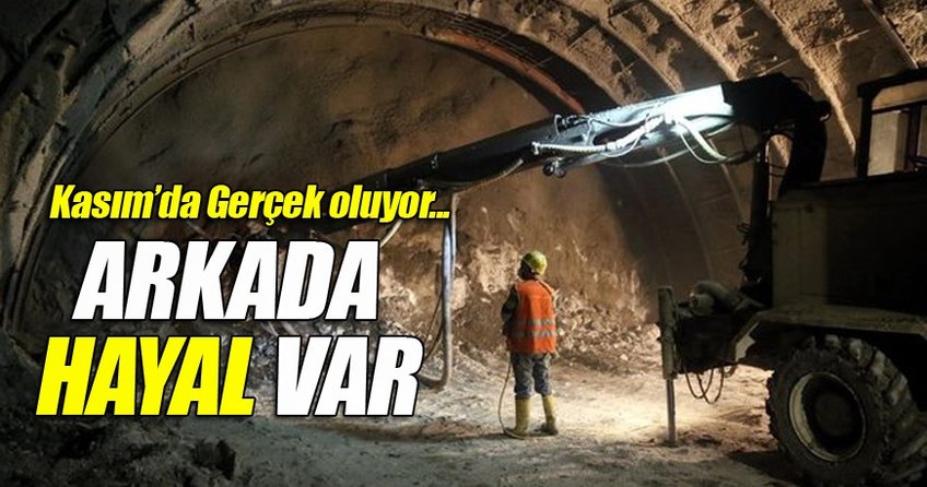 Ovit tüneli bitirilme aşamasında