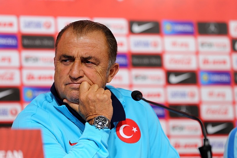 Turkey's head coach Fatih Terim. (REUTERS Photo)