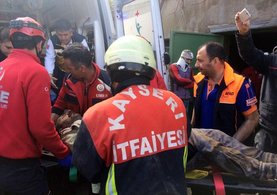 Kayseri’de göçük meydana geldi:1 ölü 2 yaralı