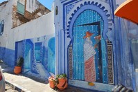 A street in Chefchaouen