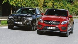 BMW X6, MERCEDES GLE COUPE
