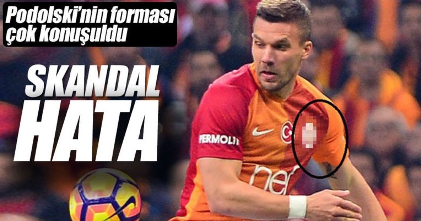 Podolski’nin formasında inanılmaz hata