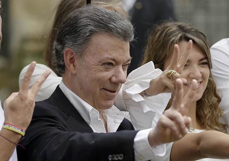 Colombian President Juan Manuel Santos (AP Photo)